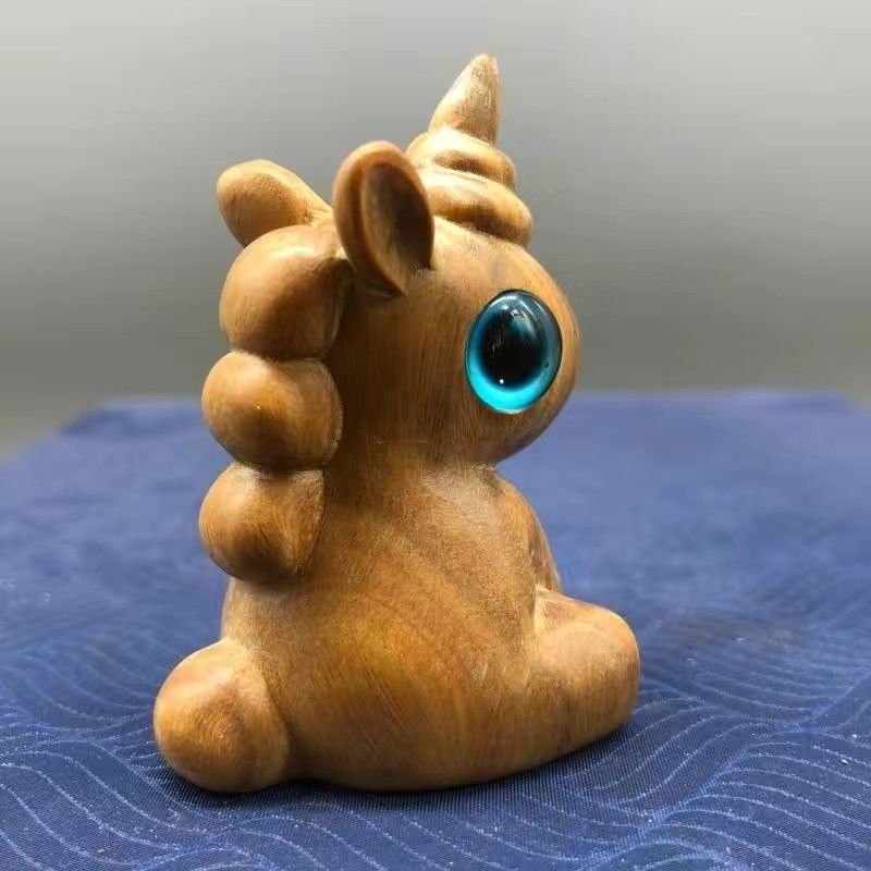 Sandalwood handmade Kitten Mini Wooden Cat