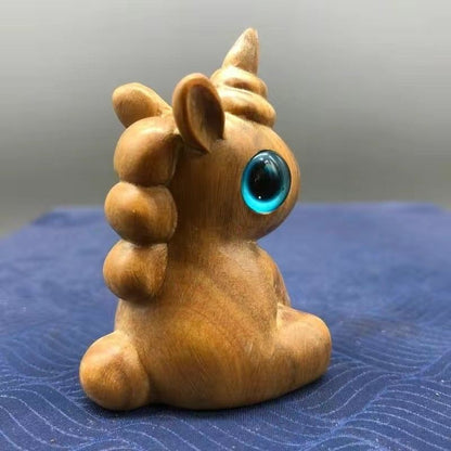 Sandalwood handmade Kitten Mini Wooden Cat