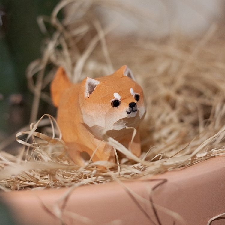 Sandalwood handmade Kitten Mini Wooden Cat