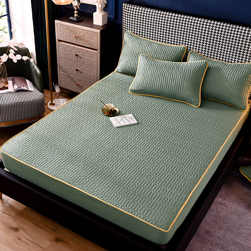 Quilted And Thickened All-inclusive Dust-proof Single-piece Fitted Sheet